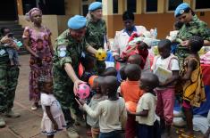 SAF members provide humanitarian assistance in Central African Republic  