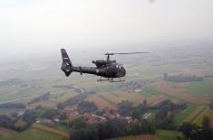 Обука на борбеним хеликоптерима у 98. ваздухопловној бригади 