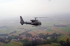 Obuka na borbenim helikopterima u 98. vazduhoplovnoj brigadi 