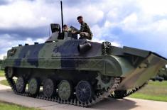 Armoured units undergo specialized training