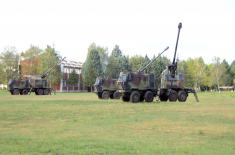 Training in NORA-B52 Self-Propelled Gun-Howitzer Battalion