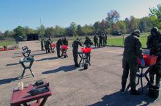 Members of Spanish Armed Forces train at CBRN Centre