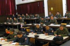 Obuka operativnih organa u Vojsci Srbije