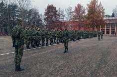 Reception of Youngest Generation of Soldiers Doing Voluntary Military Service