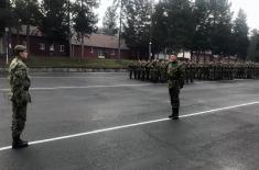 Official Beginning of Training for Soldiers Doing Voluntary Military Service