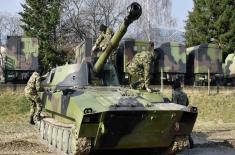 Army Self-Propelled Artillery Battalion undergoes training