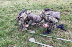 Obuka vojnika službe telekomunikacija u Brigadi veze