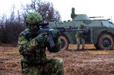 Training in Armoured-Reconnaissance Battalion