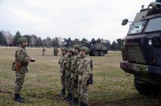 Training with Nora self-propelled gun-howitzers