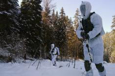 Redovna obuka izviđačkih jedinica u zimskim uslovima