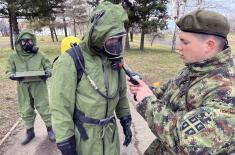 CBRN units undergo training