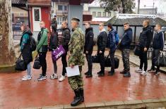 New class of soldiers admitted to voluntary military service