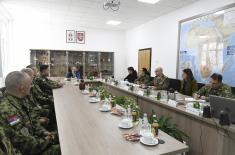 Испраћај припадника Војске Србије у мисију Европске уније у ЦАР