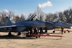 Aircraft technicians in aviation squadrons undergo training