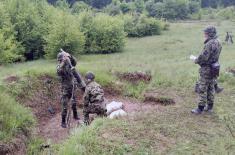 Обука мартовске генерације војника у теренским условима 
