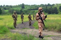 Training of Hungarian soldiers in CBRN Training Centre