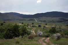 Tactical drills at Pasuljanske Livade range