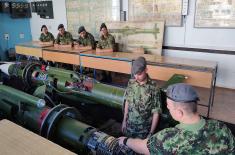 Soldiers undergo specialized training as part of military service