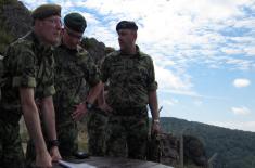 Tour of units in Prokuplje garrison