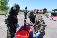 Spanish soldiers attend course at CBRN Training Centre