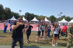 Military Academy members at 12th Sports Fair