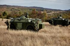 Tactical training in Armoured Reconnaissance Battalion
