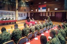 Visit to SAF units in Kraljevo garrison
