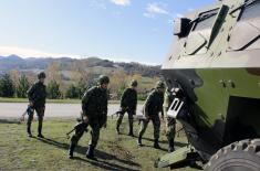 Training on Armoured Fighting Vehicles “Lazar 3”