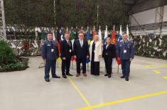 Representatives of Ministry of Defence and Serbian Armed Forces attend handover of Multinational Helicopter Centre in Portugal