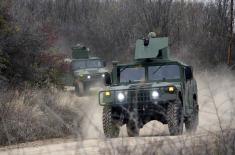 Reconnaissance training with multirole combat vehicles