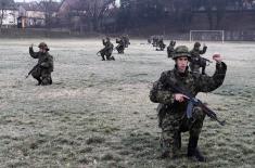 Soldiers undergo basic training