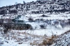 Интензивна обука тенковских јединица Војске Србије