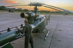 Night flight training