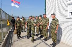 Обилазак јединице 126. бригаде ВОЈИН