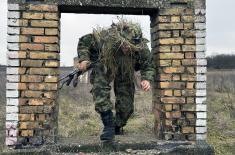 New intake of junior soldiers in training
