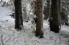 SAF scouts conduct tactical cold weather training