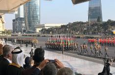 Начелник Генералштаба на војној паради у Азербејџану