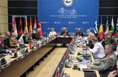 Генерал Мојсиловић на састанку начелника генералштабова региона