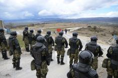 Провера јединице Војске Србије за учешће у мировној операцији