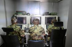 Обука на радарском положају: 24 сата дневно на задатку контроле и заштите ваздушног простора