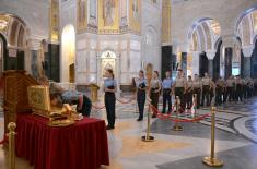 Архијерејска литургија с молебаном поводом завршетка школовања кадета 