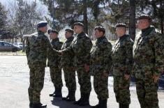 Tour of SAF units in Prokuplje Garrison