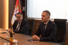Састанак министра Стефановића са директором румунске Војнообавештајне управе