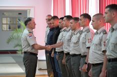 Chief of General Staff receives winners of Igrajmo za 16 Memorial Tournament