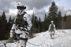 Members of 72nd Special Operations Brigade undergo winter training