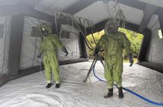 Collective training in CBRN unit