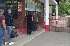 Пријем нове генерације војника на служење војног рока