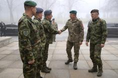 Начелник Генералштаба Војске Србије са командантом Кфора