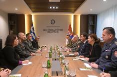 Састанак министра Гашића са начелником Генералштаба националне одбране Грчке