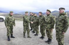 Припадници Копнене војске на обуци за употребу савремених средстава